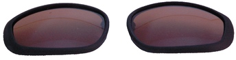 Sunglasses polarisers for the RxMulti3D glasses, black